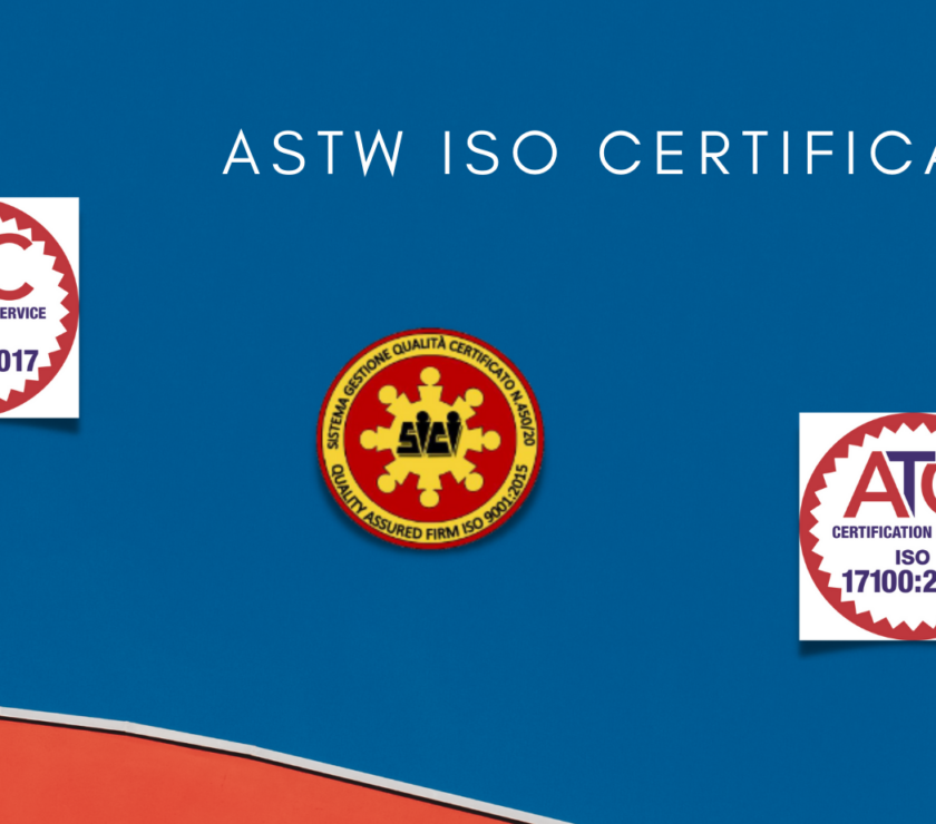 ISO 9001, 17100 e 18587