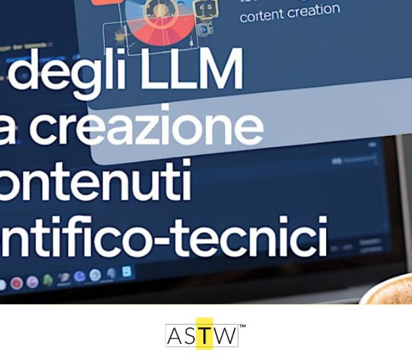 non perdere l’opportunità di partecipare all’evento online intitolato Uso degli LLM nella creazione di contenuti scientifico-tecnici, che si terrà giovedì 16 gennaio 2025